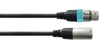Cordial CCM 1.5 FM микрофонный кабель XLR female—XLR male, 1.5м, черный