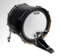Evans bd22emadcw  22"externally mounted ajustable damping пластик для бас бар. однослойн. с напылен.