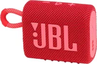 JBL GO 3 RED беспроводная портативная акустическая система с влагозащитой, цвет - красный