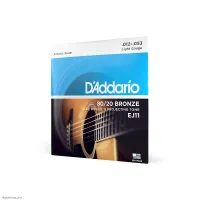 D'ADDARIO EJ11 - Струны для акустической гитары