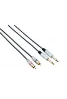 BESPECO RCJJ150 Кабель готовый инструментальный серии "EAGLE", 2 x JACK mono - 2 x RCA, длина 1.5м