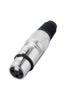 XLR3FXs
            Разъем XLR3FXs
Разъем XLR 3-х пиновый кабельный мама.