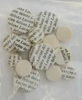 Clarinet pads Artemis PADS-BBCL - White fish bladder pad set for clarinet