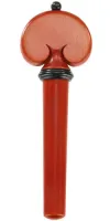 Cello peg Acura Meister Ultimo Heart CP-OPT25M - Grade Ultimo model Heart boxwood peg with ebony rim and ball for 4/4 cello, per piece