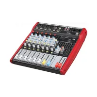 BG ST-62 Пульт микшерный, 4 моно, 2 стерео, USB/SD MP3 плеер, процессор эффектов, 7 полосный эквалайзер