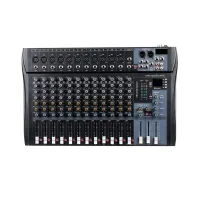MR-120S/Аналоговый микшер,11 моно входов,1стерео вход, 3-полосный эквалайзер, 1 FX, Bluetooth/CRCBOX