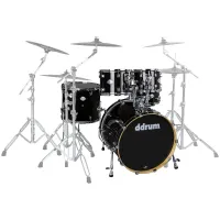DDRUM DM B 522 MB - ударная установка ,10'-12'-16'-22'-13х7' (без Hardware) , цвет Black Wrap (1 кор