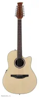 OVATION APPLAUSE AB2412II-4 Balladeer Mid Cutaway Natural 12-струнная электроакустическая...