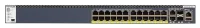 Kramer M4300-28G-PoE+(550W-PSU)- Управляемый сетевой коммутатор Netgear, 24 порта 1G PoE+, 2 порта 10GBASE-T и 2 порта 10GBASE-X SFP+ Layer 3, блок питания 550 Вт