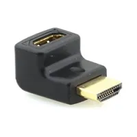 Адаптер для цифровых интерфейсов [99-9794111] Kramer Electronics [AD-HF/HM/RA] HDMI розетка на HDMI вилку (угловой)