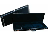FENDER GandG Standard Mustang/Musicmaster/Bronco Bass Hardshell Case, Black with Acrylic Interior. Кейс для бас-гитары