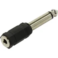 MCAA 264 адаптер 1/8" Jack (3,5 мм) моно - > 1/4'' Jack моно, корпус пластик, упаковка по 5 шт, Mark