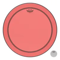 REMO P3-1318-CT-RD Powerstroke® P3 Colortone™ Red Bass Drumhead, 18' цветной двухслойный прозрачный пластик для бас-барабана, кр