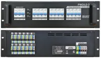 ИМЛАЙТ PWD 12-3 блок распределения питания, 12 каналов по 16А, вводной автомат - 3п63А, автоматы SCHRACK, высота 3U, ручки, монтаж в рек