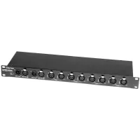 IL-RDS4 RDM Splitter DMX 1 вход 4  выхода. Входные разъемы: 1 Х 3 и 5-пиновые XLR-разъемы, шт