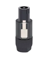 Taverlab F1011-Black - Разъём кабельный 4PIN Speaker Connector "папа", чёрный