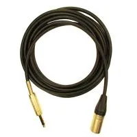 XLR3F-1xJackMono (black) 30 метров кабель (черный) GS-PRO