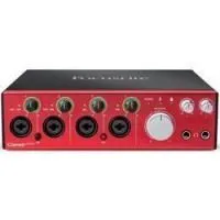 Focusrite clarett+ 4pre thunderbolt  интерфейс, 18 входов/8 выходов.