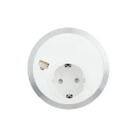 ABL 2F21F1A1- Встраиваемая розетка серии Port El с 1xRJ45 Cat6A, белая (2F210101)