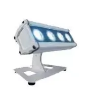 STUDIO DUE ARCHIBAR 16/M BLUE  art. 1005 Wash LED light fixture. 4 monochromatic (1W each) LEDs groups with quad lenses. Available LEDs colours: cool, neutral or warm white, red, green , blue. IP rate 66.