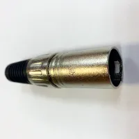 INLINE XLR-MS Разъем XLR-M, 3 пин, колпачок металлический, для кабеля D7 мм (SVP555S-M-3)