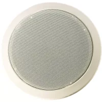 DSSCS-360 Потолочный громкоговоритель, излучатель 5", мощность 1,5/3/6 Вт 100 В, диапазон частот 110-13000, 88 дБ, 197(D)х60 мм, вес 0,8 кг, металлический корпус, DSS