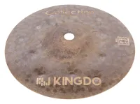 KINGDO 6" COLLECTION DRY SPLASH Тарелка сплэш 6" , сплав B20, Thin , без покрытия, глубокий, низкий, темный тембр с быстрым затуханием