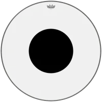 Пластик для большого барабана Remo Controlled Sound Clear Top Black Dot CS-1330-10