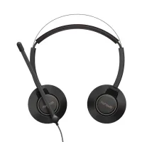 Hp11du. гарнитура nuroum, поворотные динамики на 270°, микрофон, интеллектуальное шумоподавление, типовое линейное управление, trs 3.5 mm, usb