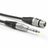 Sommer cable hbp-xf6s-0300  микрофонный кабель basic+, xlr(f) <=> 6,3 jack stereo, 3 м, hicon