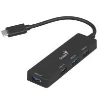 USB-Хаб Genius UH-400 Black ( USBx4, Type-C)