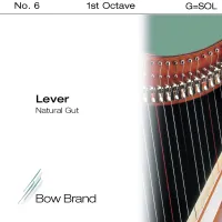 Harp G1 string Bow Brand Lever Natural Gut - Lever harp G 1 octave gut string