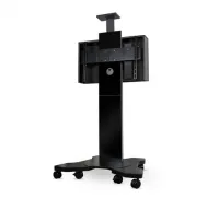 B-Tech BTF820 - Стойка-тележка для одного 39”- 80" ЖК-монитора весом до 55 кг, цвет - черное основание