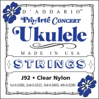 J92 Pro-Arte Комплект струн для концертного укулеле, нейлон, D'Addario