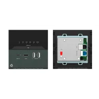 Передатчик USB-C, RS-232, ИК, USB, Ethernet 1G по витой паре HDBaseT 3.0; увеличенное расстояние передачи, поддержка 4К60 4:4:4, PoE, проходной выход HDMI, исполнение в виде настенной панели, цвет белый, вариант США Kramer Electronics [EXT3-C-WP-XR-T/US(