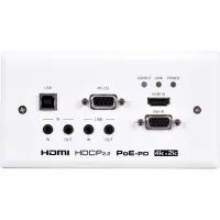 Cypress CH-U331TXWPEU- Настенная панель, передатчик KVM-сигналов HDMI, VGA, аудио, ИК, USB и RS-232 по 1000BaseT