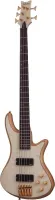 SCHECTER STILETTO CUSTOM-5 NAT - 5-струнная бас-гитара, 24 лада, корпус красное дерево с топом из волнистого клёна, гриф: клён/орех, на болтах, накладка: палисандр, звукосниматели: HH, EMG 40HZ, регулировки: Мастер громкость, бленд, 2х полосный активный э