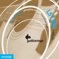 GALLI STRINGS LS1356 - струны для акустической гитары, фосфорная бронза, натяжение Medium, размер 13-56
