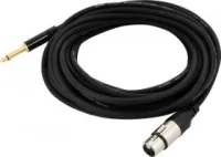 Cordial CIM 7,5 FP микрофонный кабель XLR female/моно джек 6,3 мм, 7,5 м, черный