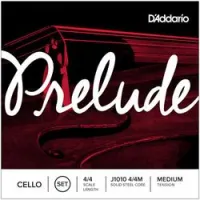 D`addario j1010 4/4m  комплект струн для виолончели 4/4 prelude, medium tension