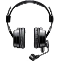 Shure brh50m-lc. двусторонняя гарнитура shure для телевещания с микрофоном и съемным кабелем 3-pin xlr/ 1/4"