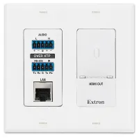 Extron XTP R HWP 201 - Приёмник XTP для HDMI – настенная панель в стиле Decorator, цвет чёрный
