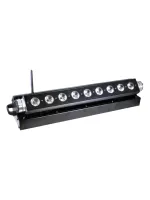 LED Wash Wireless
            Прожектор LED Wash Wireless
Прожектор, 9 высокомощных LED (15 Вт) RGBWA (5-in-1). Электронный диммер 0-100%. Строб. Угол луча 30°. Управление: DMX512, автоматический режим, master/slave. До 5 часов автономной работы аккумулят