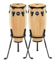 Meinl hc555nt  headliner conga set комплект конго 10"and11" со стойками, дуб, цвет natural (2 коробки)