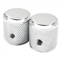 FENDER Pure Vintage '58 Telecaster® Knurled Knobs Chrome/Aluminum комплект ручек для Telecaster, хром/алюминий