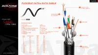 ROXTONE C6AXL Кабель CAT6, 4 x 2 x 0,22mm², 24AWG, D: 8,5 ± 0,2mm, Temperature range: -40/+65, 305 m roll, wooden drum packaging