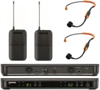 SHURE BLX188E/SM31 K3E 606-630 MHz двухканальная радиосистема с двумя головными микрофонами SM31FH