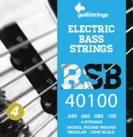 GALLI STRINGS RSB40100 - струны для электро баса, 4 струны, 040-100