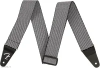 FENDER WEIGHLESS WHITE TWEED гитарный ремень, твид, цвет белый