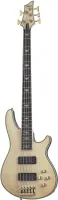 SCHECTER OMEN EXTREME-5 GNAT - Пятиструнная бас гитара, 24 лада, корпус: красное дерево с топом из огненного клёна, гриф: клён, на болтах, накладка палисандр, звукосниматели: HH 2х Schecter Diamond Bass, регулировки: громкость, цвет: натуральный (GNAT)